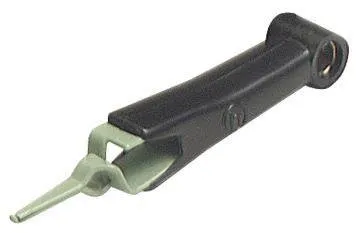 Мини-зажим SKS Hirschmann AGF 2, черный, 4 мм, длина: 54 мм : 1 шт.