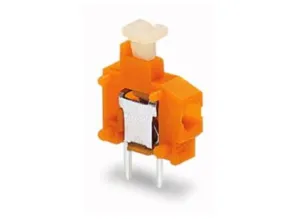 Клемма печатной платы WAGO 235-775, 1 pin, 0.5мм²-1.5мм², 320В, 17.5А, CS: 3.81мм, (1 шт)