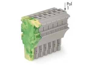 Внутренний разъём WAGO 2022-108/000-037, 8 pin, 0.75мм²-4.0мм², 690В, 24А, CS: 5.2мм, (1 шт)