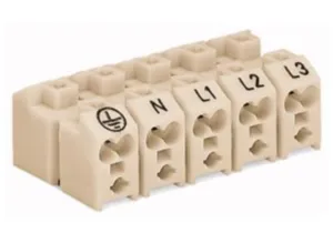 Клеммная колодка WAGO 272-105/001-000, 5 pin, 2.5мм², 18А, (1 шт)