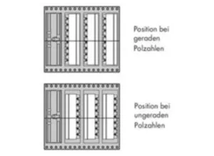 Контактный разъем WAGO 231-470/001-000/105-604/997-409, 10 pin, 320В, 16А, CS: 5мм, (1 шт)