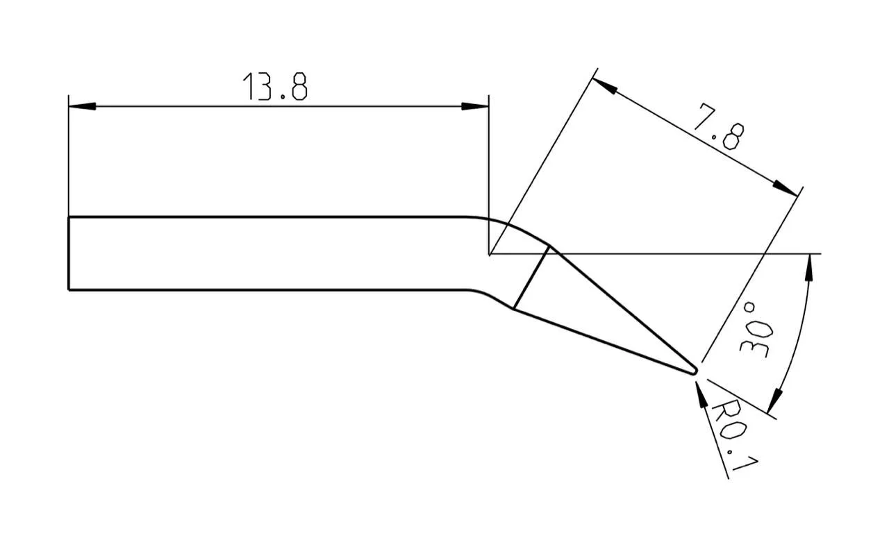 Паяльное жало Weller T0050101899 RTP 002 C X MS