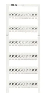 Маркерная карта WAGO 793-574, (1 шт)