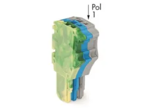 Внутренний разъём WAGO 2020-103/000-039, 3 pin, 0.5мм²-1.5мм², 500В, 13.5А, CS: 3.5мм, (1 шт)
