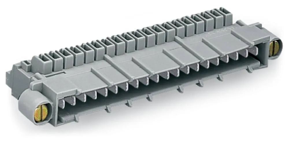 Штифтовая планка WAGO 246-102, 20 pin, 0.08мм² - 2.50мм², 630В, 16А, (15 шт)