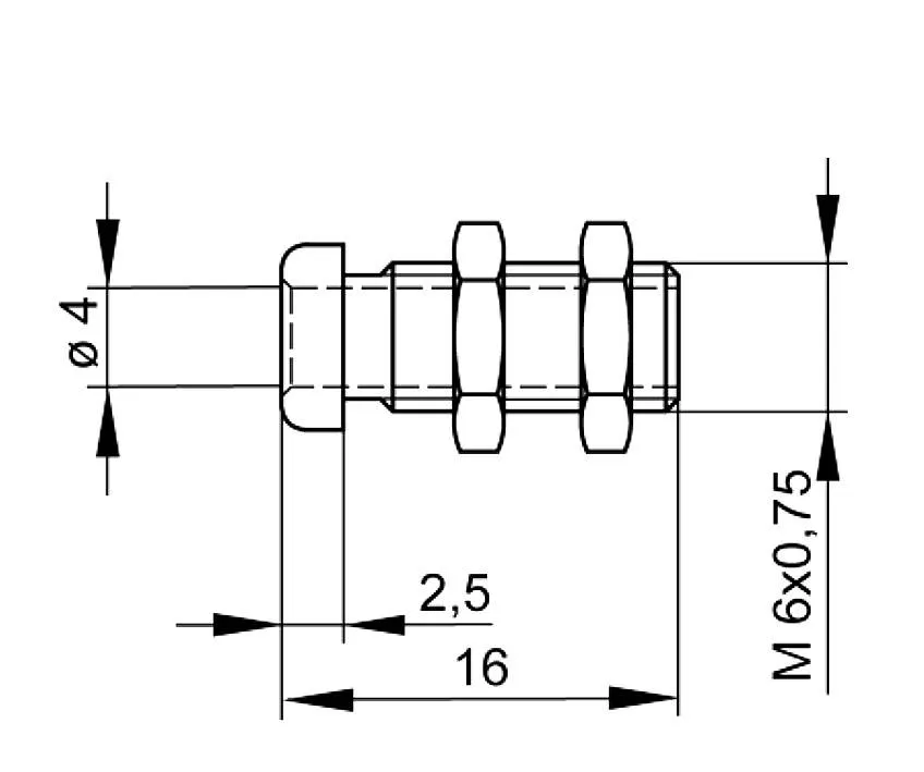 930160000, SKS-HIRSCHMANN BO 10 - Лабораторное гнездо, Ø-контакта: 4 мм, никелированный : 1 шт.