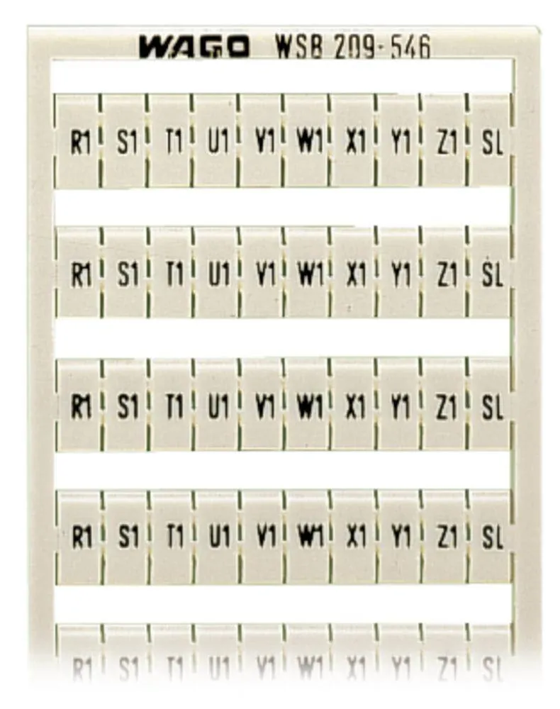Этикетка WAGO 209-546, (5 шт)