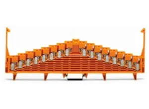Восьмиуровневая клеммная колодка WAGO 727-128/001-000, 1 pin, 0.08мм²-1.5мм², 250В, 18А, (1 шт)