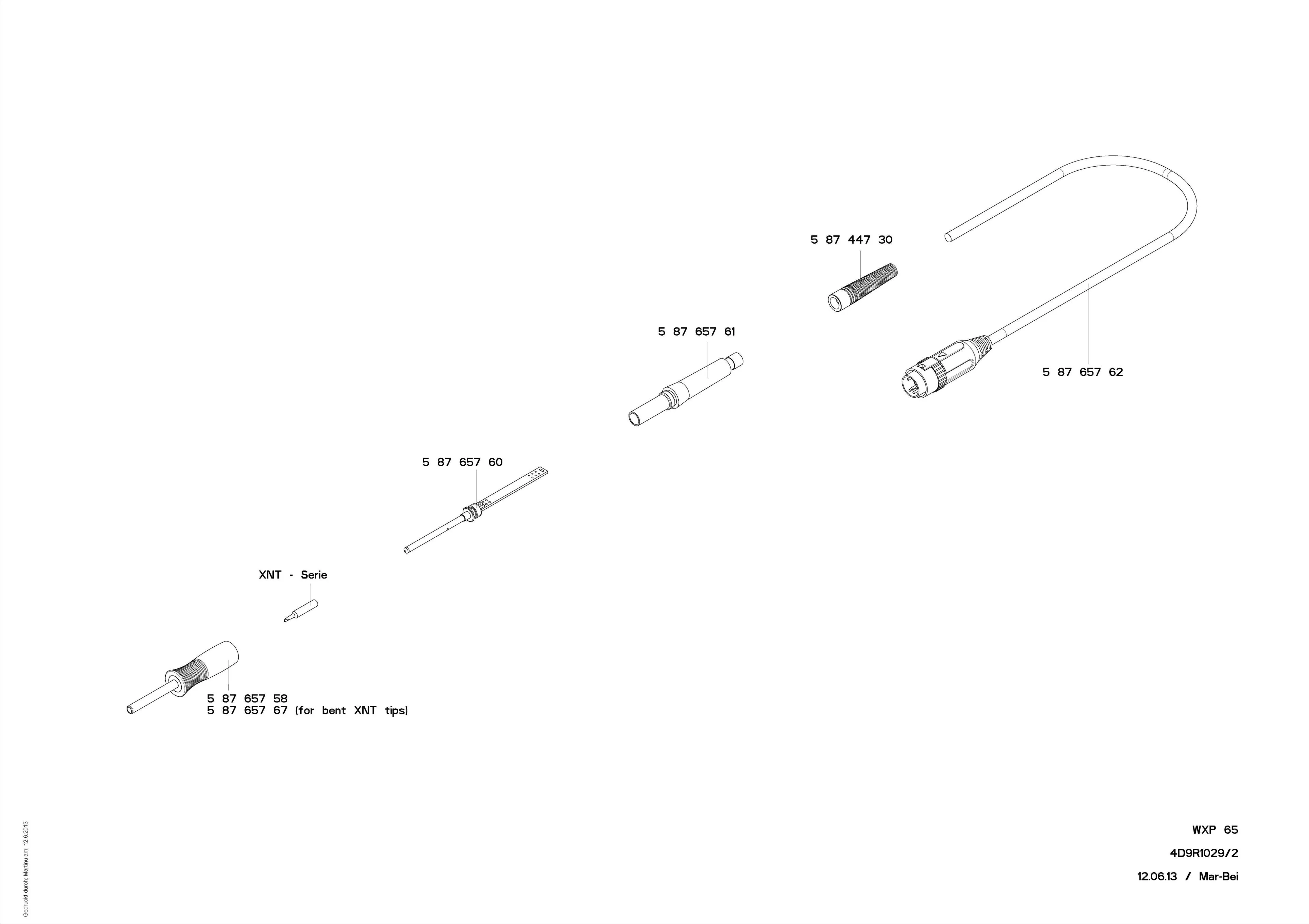 Паяльник Weller T0052921199N WXP 65
