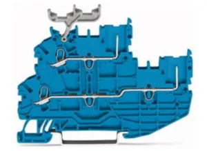 Двухуровневая клемма WAGO 2020-2234, 2 pin, 0.14мм²-1.5мм², 500В, 13.5А, (1 шт)