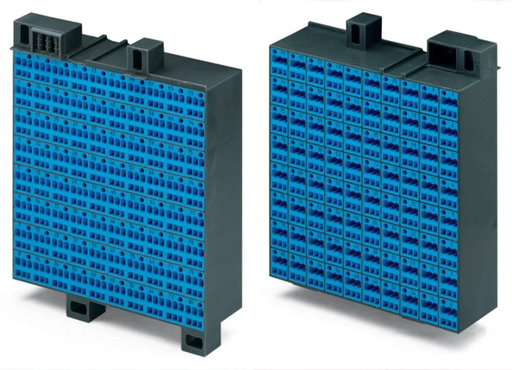 Клеммы для матричной коммутации WAGO 726-741, 80 pin, 0.08мм² - 1.50мм², 10А, (8 шт)
