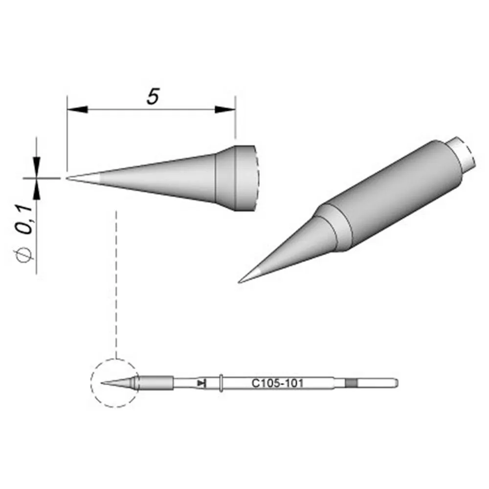 Паяльное жало JBC Tools C115105 