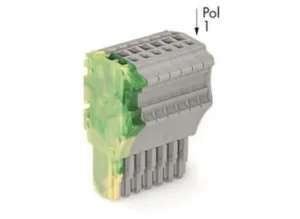 Внутренний разъём WAGO 2020-108/000-037, 8 pin, 0.5мм²-1.5мм², 500В, 13.5А, CS: 3.5мм, (1 шт)