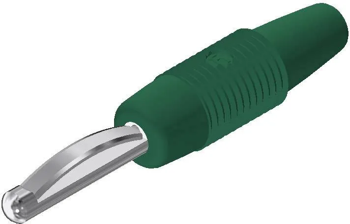 930046104, SKS-HIRSCHMANN VON 20 - Банановый штекер, Ø-контакта: 4 мм, зеленый : 1 шт.