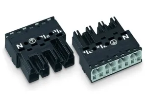 Контактный разъем WAGO 770-214, 4 pin, 400В, 25А, CS: 5мм, (1 шт)