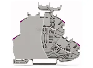 Двухуровневый клеммный блок WAGO 2000-2238/099-000, 2 pin, 0.14мм²-1.5мм², 800В, 13.5А, (1 шт)