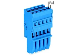 Внутренний разъём WAGO 769-112/000-006, 12 pin, 0.08мм²-4.0мм², 500В, 32А, CS: 5мм, (1 шт)