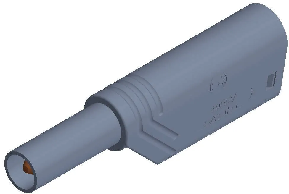 Прямой разъем SKS Hirschmann 934099106, LAS S WS, Ø 4мм, 0.5мм² - 1.5мм², 1000В, 24А, изолированный, серый, (1 шт)