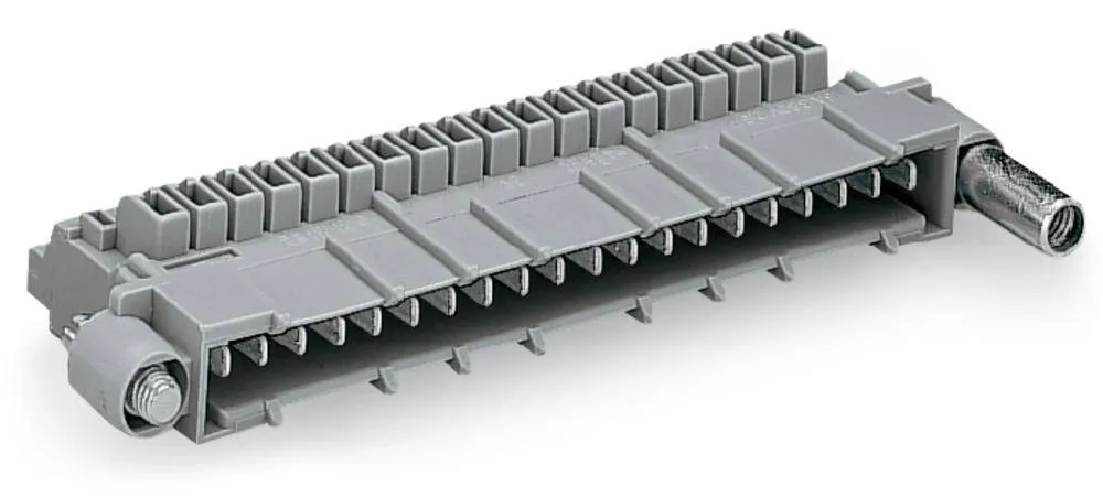 Штифтовая планка WAGO 246-114, 20 pin, 0.08мм² - 2.50мм², 630В, 16А, (15 шт)