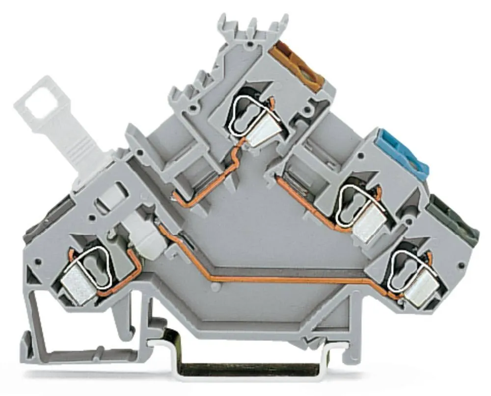 N клемма WAGO 280-563, 4 pin, 0.08мм² - 2.50мм², 400В, 10А, конф: L, (50 шт)