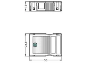 Корпус для компенсатора натяжения WAGO 770-513, (1 шт)
