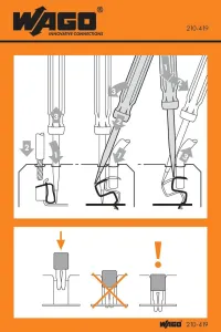 Наклейка WAGO 210-419, (1 шт)