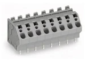 Клемма печатной платы WAGO 745-154/000-006, 4 pin, 0.08мм²-4.0мм², 630В, 32А, CS: 7.5мм, (1 шт)