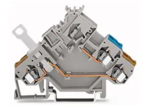 Клеммная колодка привода WAGO 280-566, 2 pin, 0.08мм²-2.5мм², 400В, 10А, (1 шт)