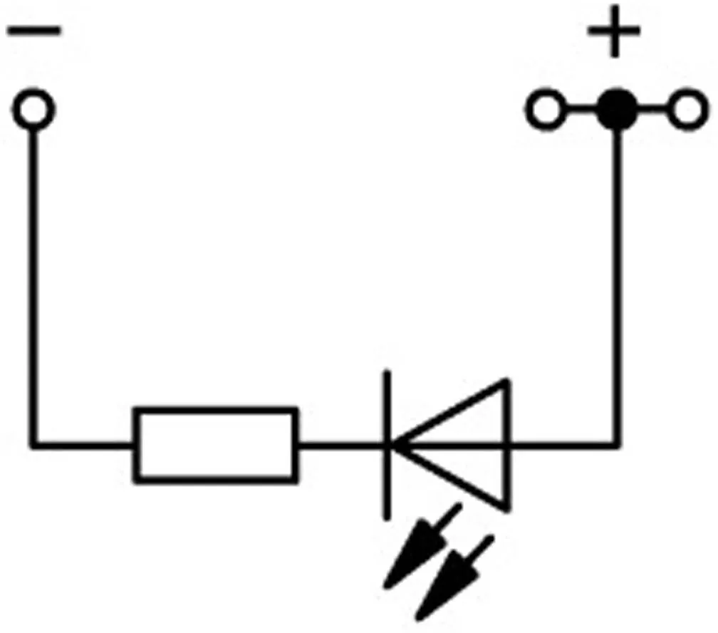 Светодиодная клемма WAGO 2002-1321/1000-413, 4 pin, 0.25мм² - 4мм², 24В, 25мА, конф: L, (1 шт)