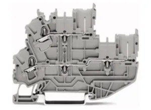 Двухуровневая клемма WAGO 2022-2201, 2 pin, 0.25мм²-4.0мм², 690В, 24А, (1 шт)