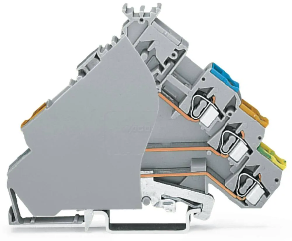 Клемма привода WAGO 280-575/280-320, 4 pin, 0.08мм² - 2.50мм², 125В, 5А, конф: L, (50 шт)