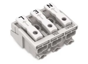 Клемма подключения к сети WAGO 294-4093/3025-000, 3 pin, 0.5мм²-2.5мм², 24А, (1 шт)