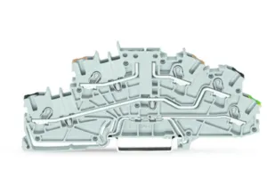 Многоуровневая монтажная клеммная колодка WAGO 2003-6660, 3 pin, 0.25мм²-4.0мм², 250В, 10А, (1 шт)