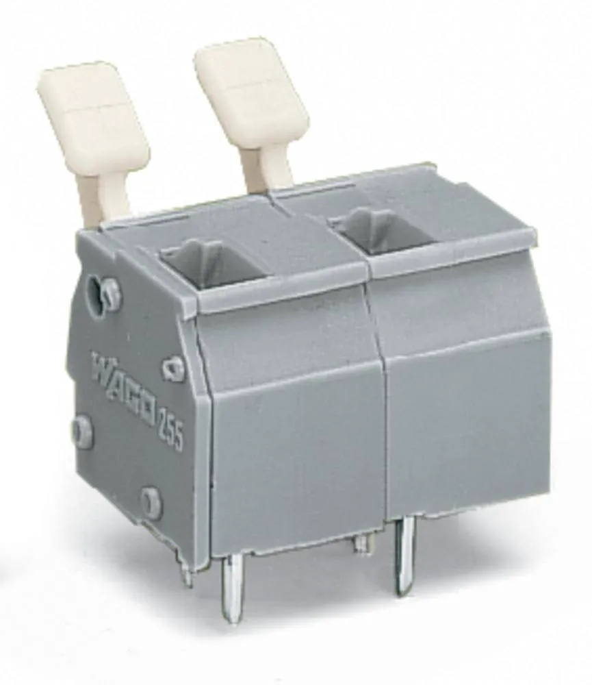 Быстроразъемная клемма WAGO 255-602/333-000, 2 pin, 0.08мм² - 2.50мм², 1000В, CS: 10мм;10.16мм, (200 шт)