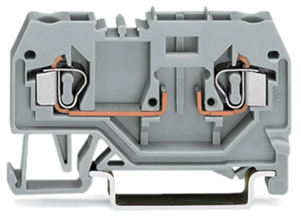 Клемма WAGO 281-916, 2 pin, 0.08мм² - 4мм², 400В, 10А, конф: L, (50 шт)