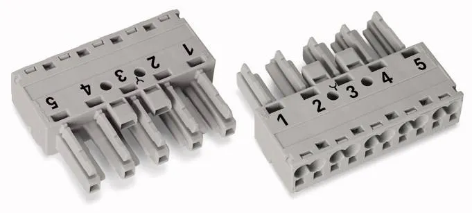 Разъем питания сети WAGO 770-245/060-000, 5 pin, 400В, 25А, (50 шт)