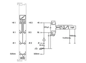 Модуль аналогового ввода ПЛК WAGO 750-461/000-002 
