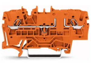 Проходная клеммная колодка WAGO 2002-1602, 1 pin, 0.25мм²-2.5мм², 400В, 16А, (1 шт)