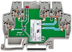 Клеммные колодки с переключающими реле WAGO 859-353, 0.08мм²-2.5мм², 250В, 5А, (1 шт)