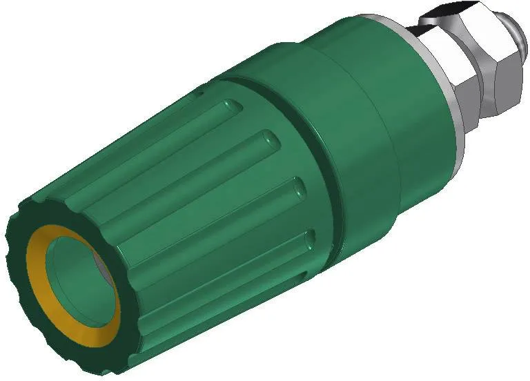 931714188, SKS-HIRSCHMANN PKI 110 - Полюсной зажим 35 А, желтый, зеленый : 1 шт.