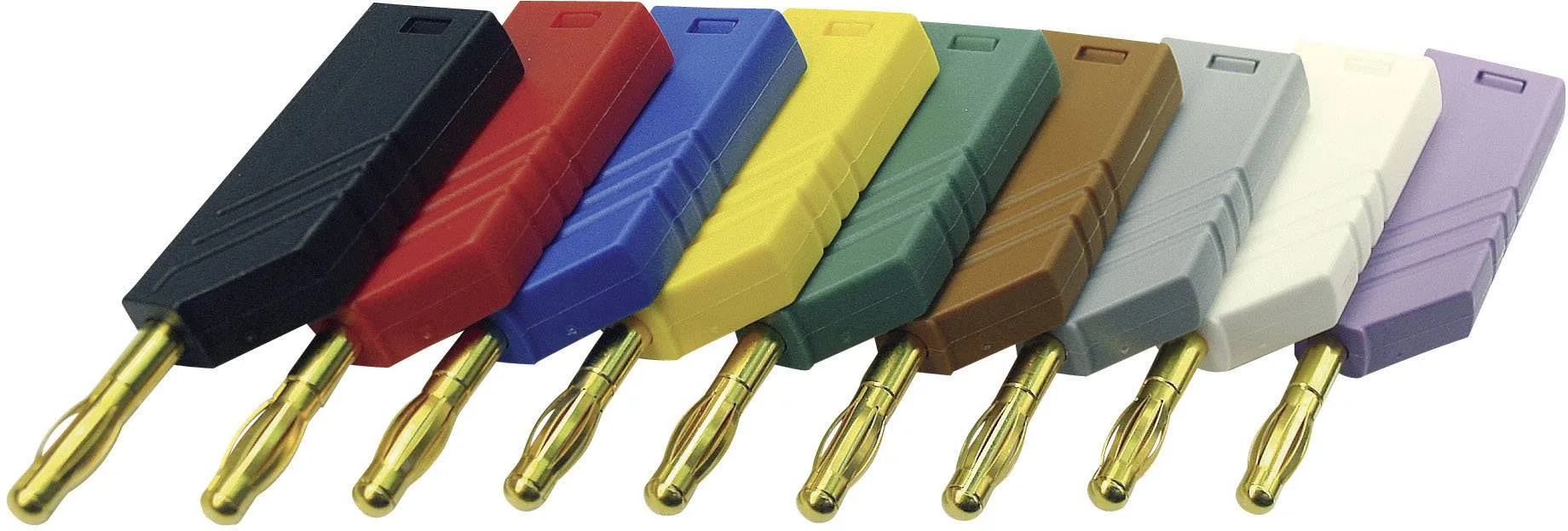 934100705, SKS-HIRSCHMANN LAS N WS Au - Штекер с ламелями, Ø-контакта: 4 мм, коричневый : 1 шт.