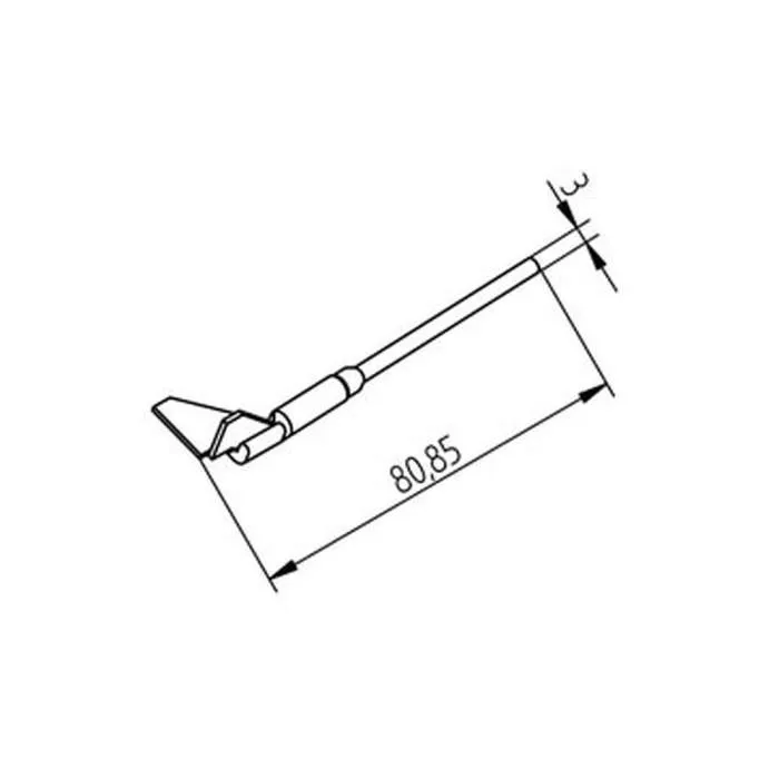 Наконечник для распайки Ersa 0452RDLF150 