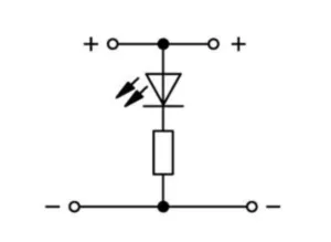 Двухуровневая клемма WAGO 870-543/281-413, 1 pin, 0.08мм²-2.5мм², 24В, 0.025А, (1 шт)