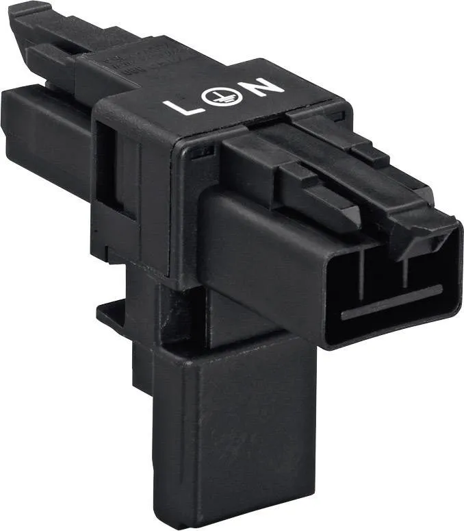 Сетевой распределитель T WAGO 890-606, 2 pin, вилка, 2 x розетка, (1 шт)