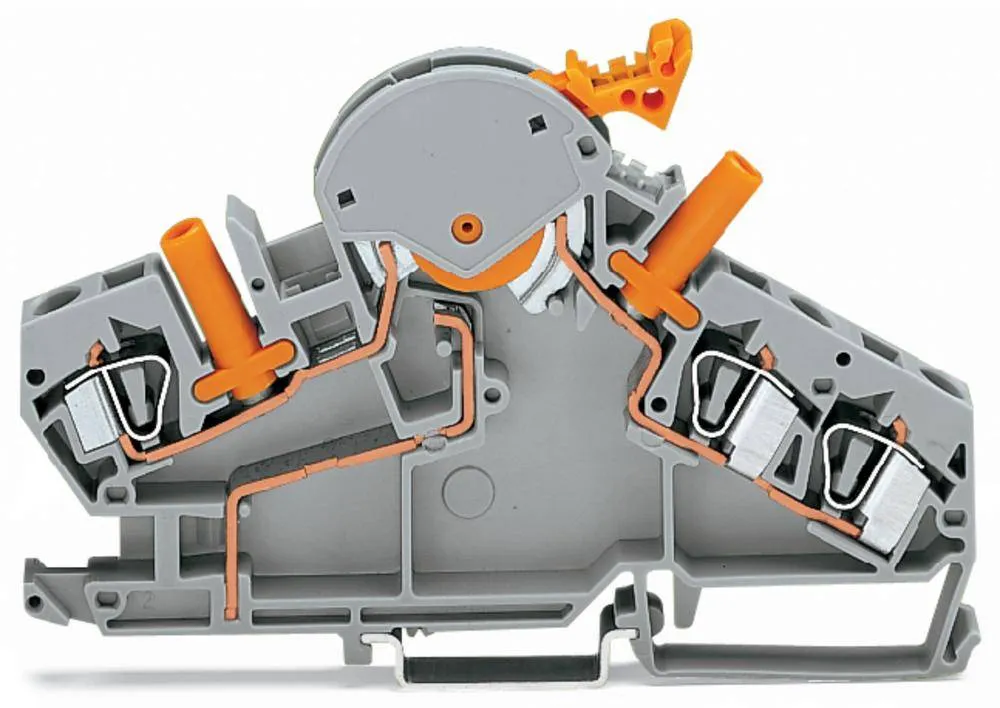 N клемма WAGO 282-870, 3 pin, 0.20мм² - 6мм², 500В, 30А, конф: L, (20 шт)