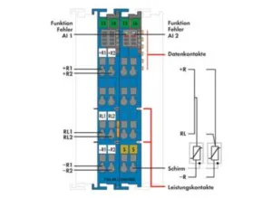 Модуль аналогового ввода ПЛК WAGO 750-481/040-000 