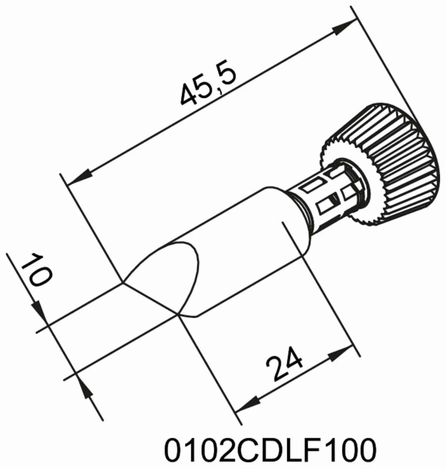 Паяльное жало Ersa 0102CDLF100 