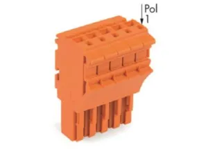 Внутренний разъём WAGO 2022-105/000-012, 5 pin, 0.75мм²-4.0мм², 690В, 24А, CS: 5.2мм, (1 шт)