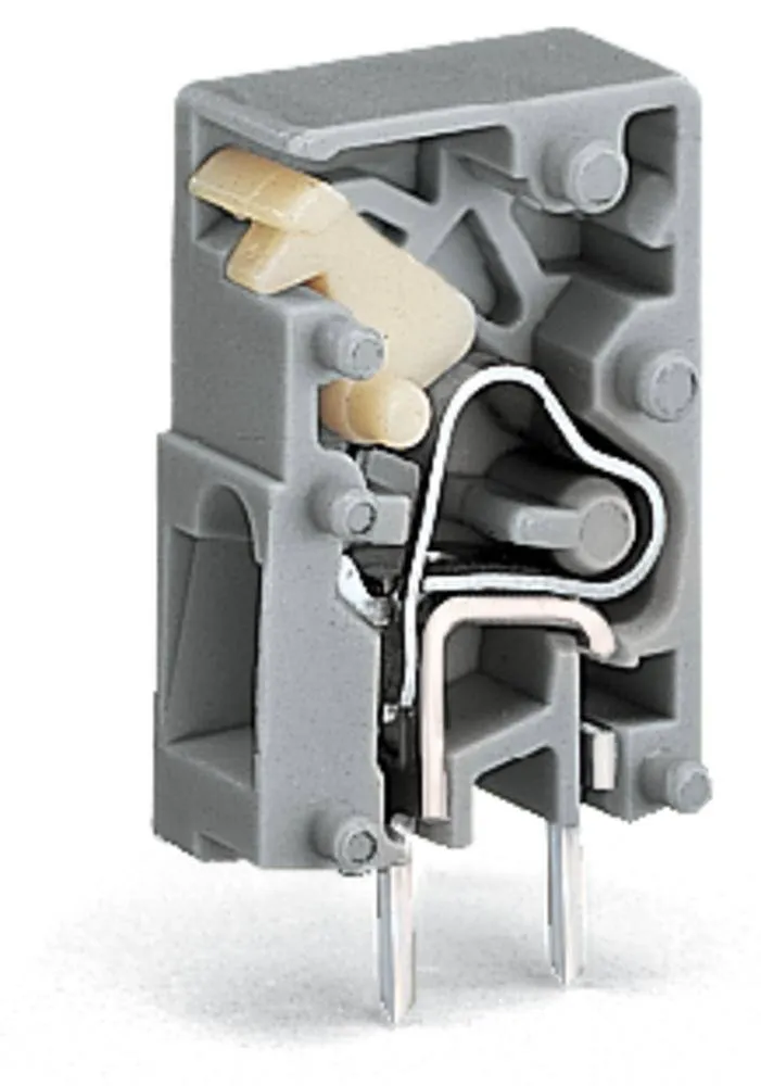 Быстроразъемная клемма WAGO 741-904, 1 pin, 0.08мм² - 2.50мм², 250В, CS: 5мм, (1000 шт)