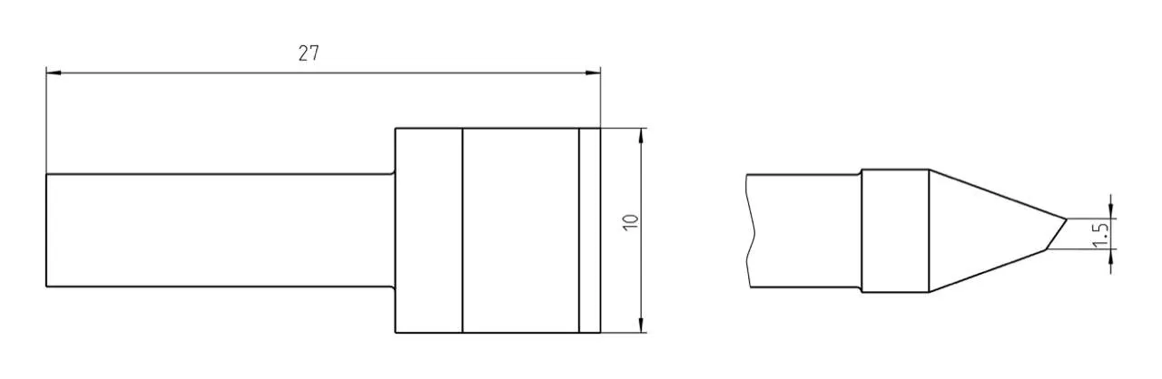 Паяльное жало Weller T0050106699 RTU 100 K MS
